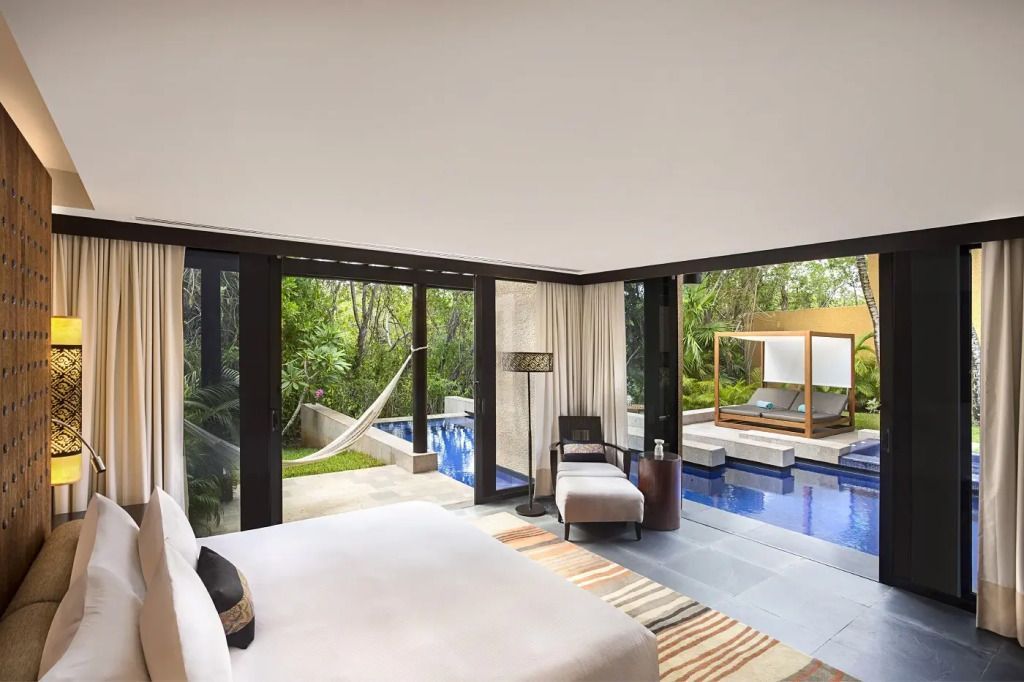Zwei Schlafzimmer Villa mit privatem Pool und Hängematte im Banyan Tree Mayakoba