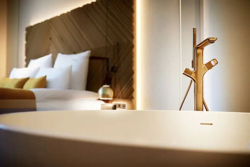 Detailansicht einer stilvollen Dekoration in der Suite