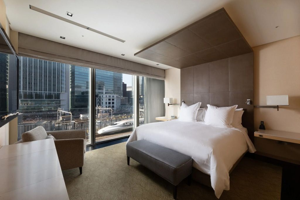 Deluxe Premier Zimmer mit großem Fenster und Stadtblick in Tokyo
