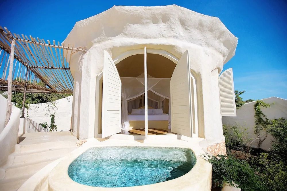Rustikale Villa mit privatem Pool und offener Gestaltung