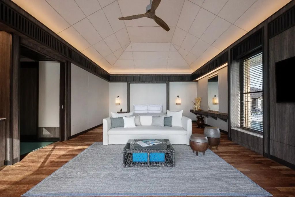 Geräumige Villa mit modernem Design und luxuriösem Doppelbett