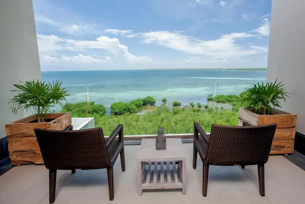 Atemberaubender Meerblick von der privaten Terrasse