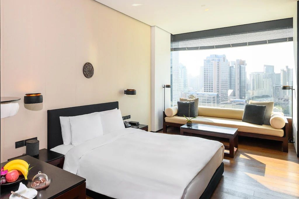 Modernes Grand Doppel Zimmer mit Stadtblick in Shanghai