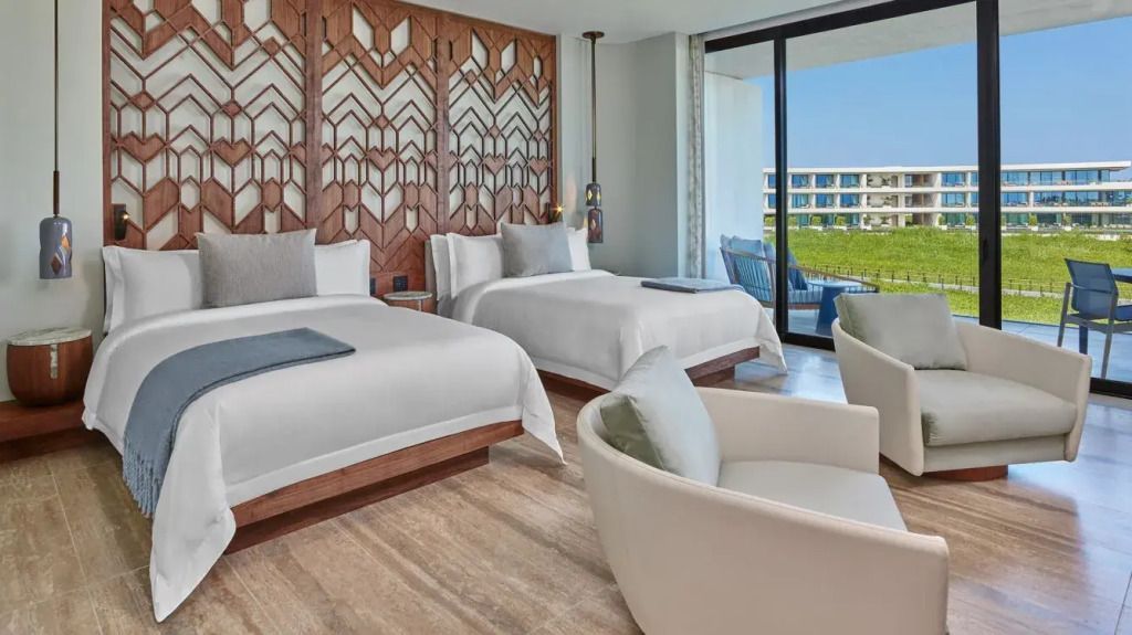 Präsidenten Suite mit zwei Betten und modernem Design