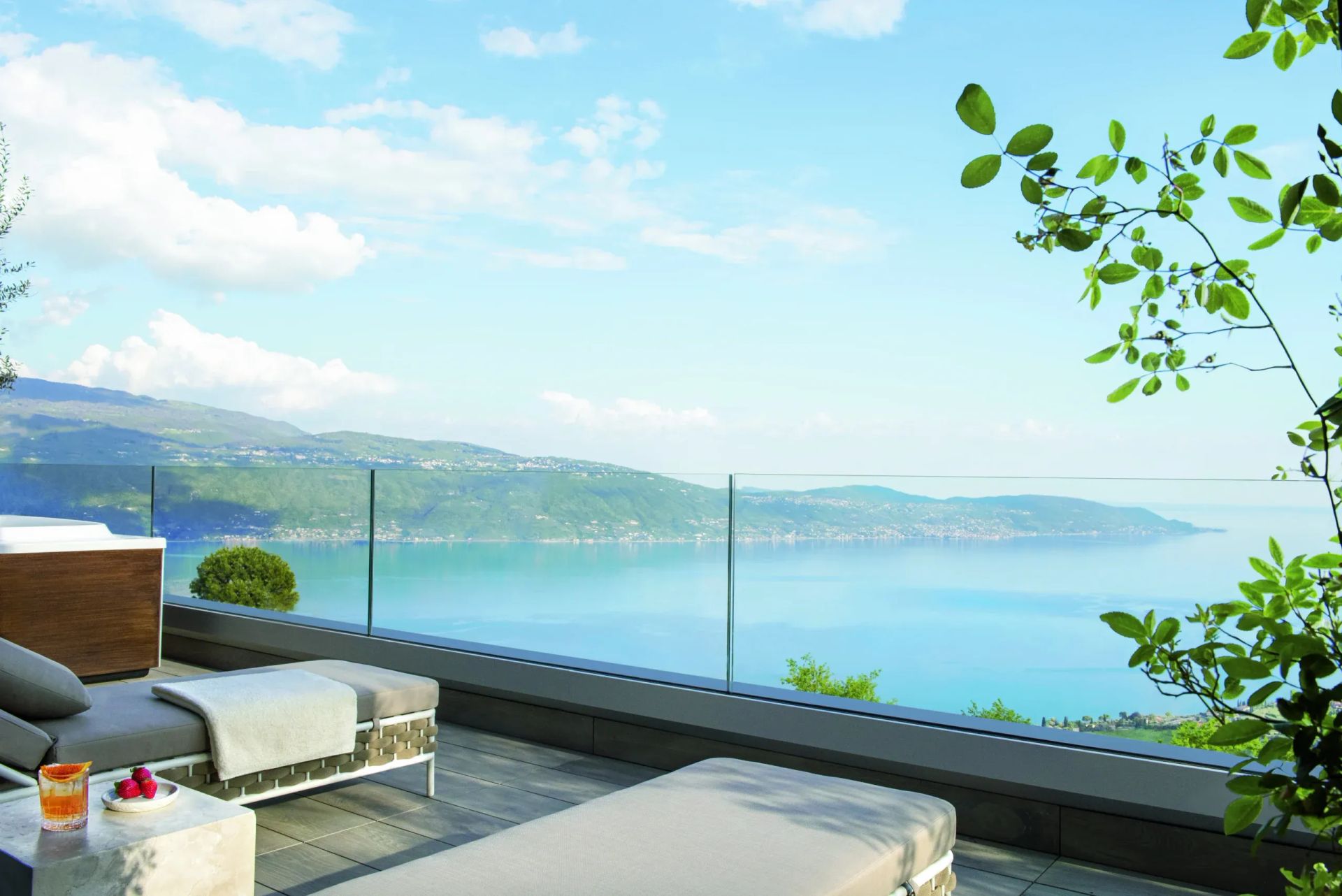 Sky Suite Terrasse mit Meerblick