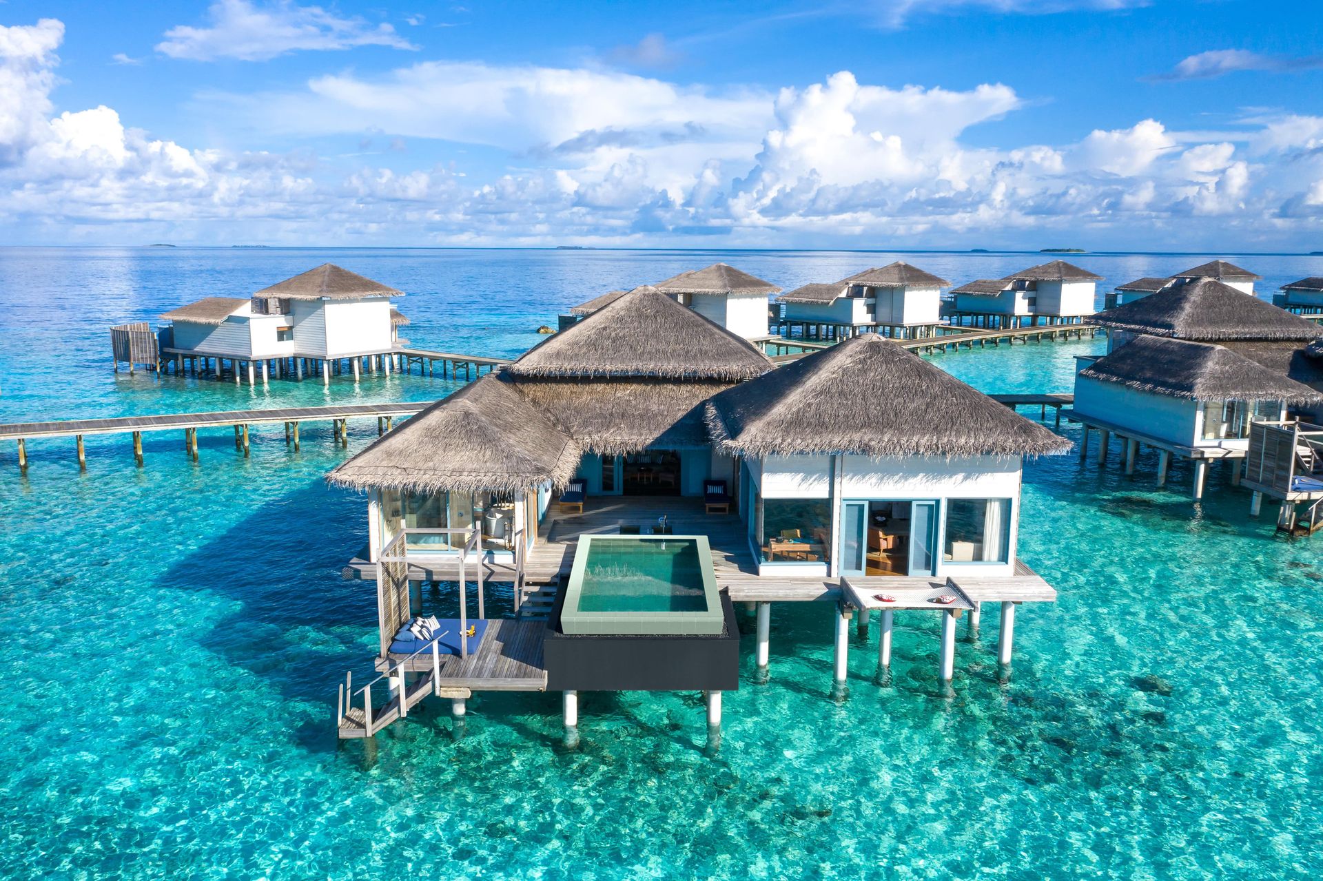 Sunset Overwater Pool Villa