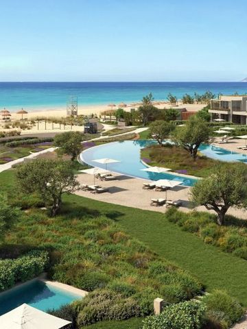 Landschaftlicher Garten mit Pools und Meerblick im IKOS Kissamos