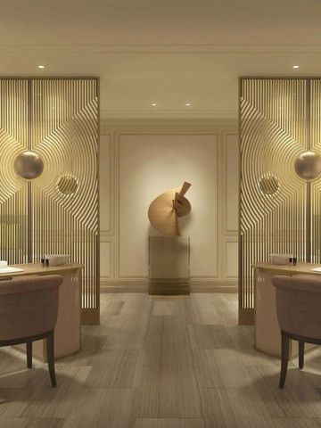 Elegantes Restaurantinterieur mit luxuriösem Design