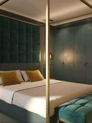 Modernes Designer-Schlafzimmer im Schloss Roxburghe