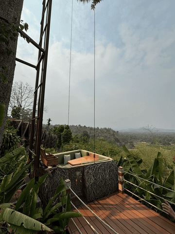 Wie wäre es mit einer Aussicht ganz oben in der Luft?