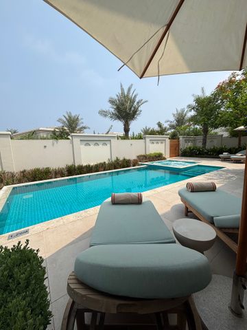 Privater Pool und Jacuzzi einer 2 Bedroom Villa.
