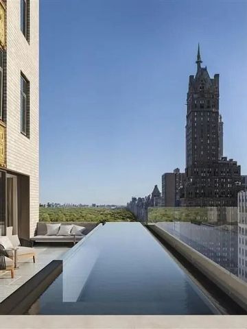 Infinity Pool mit Blick auf die Skyline von New York