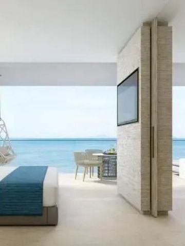 Zimmer mit Panoramablick auf das Meer und privater Terrasse