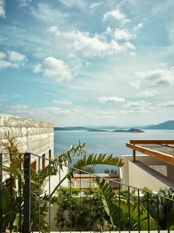 Ausblick auf das Meer von einem Gebäude in Bodrum