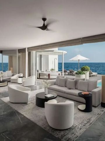 Geräumige Suite mit stilvollem Interieur und Privatpool am Ozean