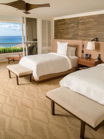 Doppelzimmer mit Meerblick im Four Seasons Resort Oahu