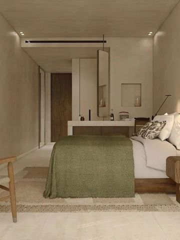 Elegantes Zimmer mit Doppelbett und geschmackvollem Dekor im Oku Bodrum