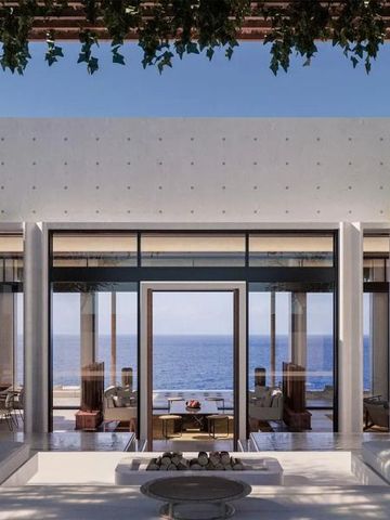 Lounge-Bereich mit Blick auf das Meer