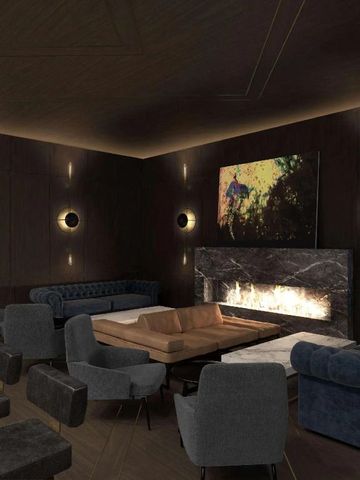 Gemütliche Lounge mit modernen Sesseln und Kamin im Park Hyatt Auckland