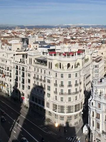 Panoramablick auf das The Principal Madrid Hotel und die Stadt