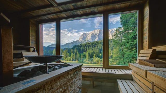 Schloss Elmau Sauna