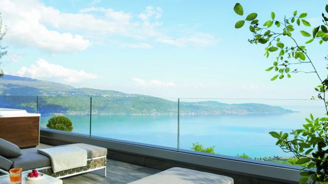 Sky Suite Terrasse mit Meerblick