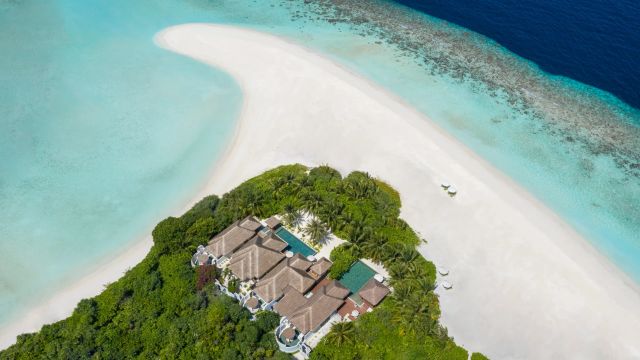 Anantara Kihavah Guest Room Three Bedroom Beach Pool Residence Beach