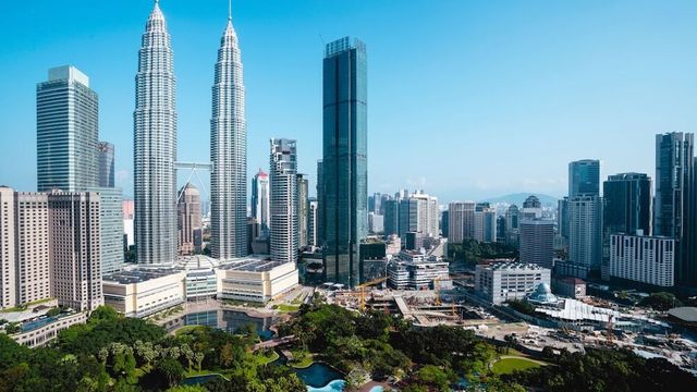 Four Seasons Kuala Lumpur von oben