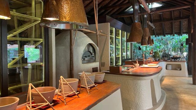 Wohnzimmer mit erstklassigem Frühstücksbuffet