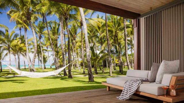 One&Only Le Saint Geran Ocean Suite Terrasse mit Hängematte