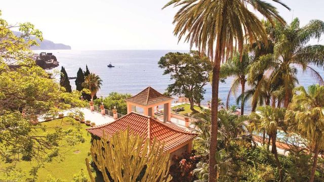 Garten mit Meerblick vom Reid's Palace, A Belmond Hotel