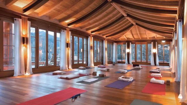 Schloss Elmau Yogamatten