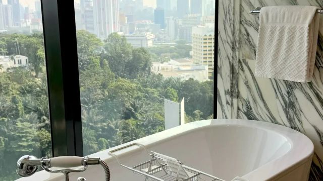 Badewanne mit Aussicht