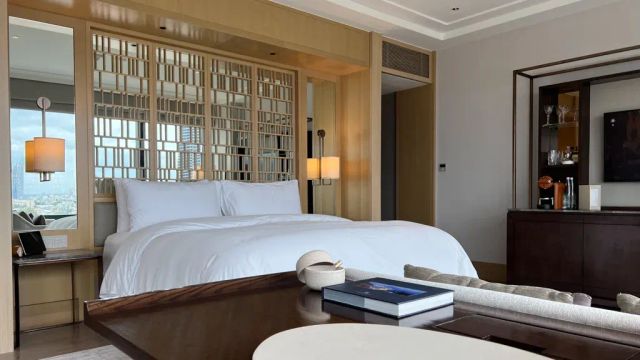 Capella Bangkok Premier Riverfront Schlafzimmer