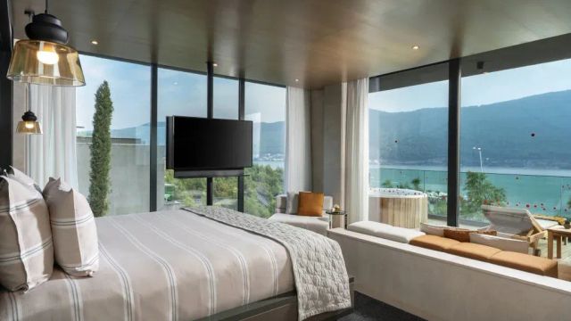 Lujo Hotel Bodrum Suite mit Meer- und Bergblick