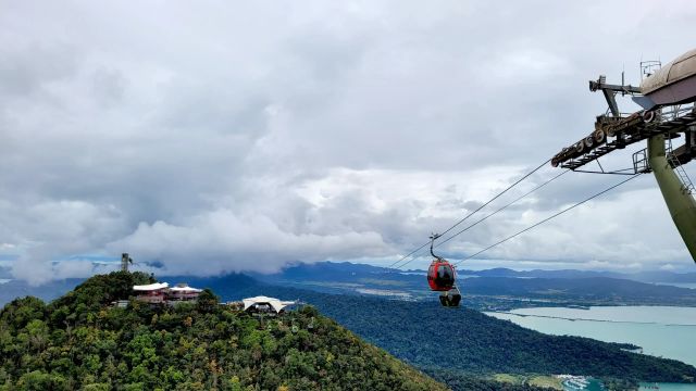 Seilbahn Berglandschaft Meer