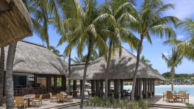 Shangri la le Touessrok tropisches Ambiente am Meer