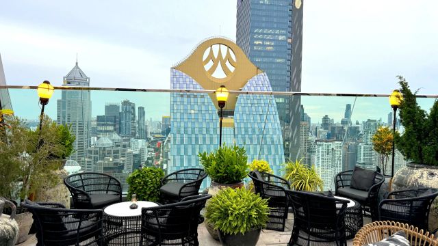 Stadtblick von der Dachterrasse