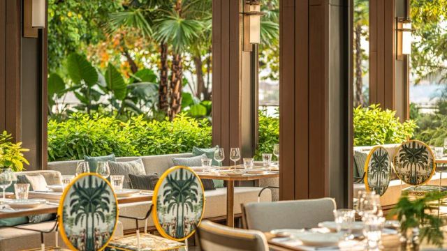 Four Seasons Bangkok tropisches Restaurant
