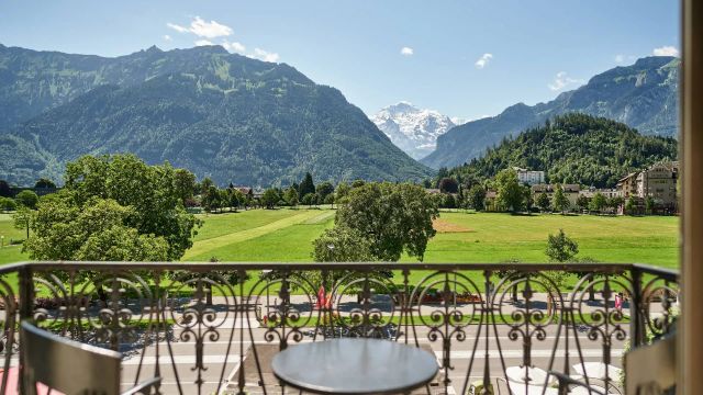 Victoria Jungfrau Grand Hotel Spa Aussicht