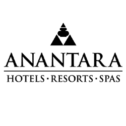 Einfaches Schwarz-Weiß-Logo mit geschwungener Schrift