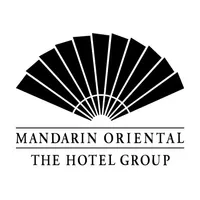 Logo der Mandarin Oriental Hotel Group mit stilisiertem Fächer