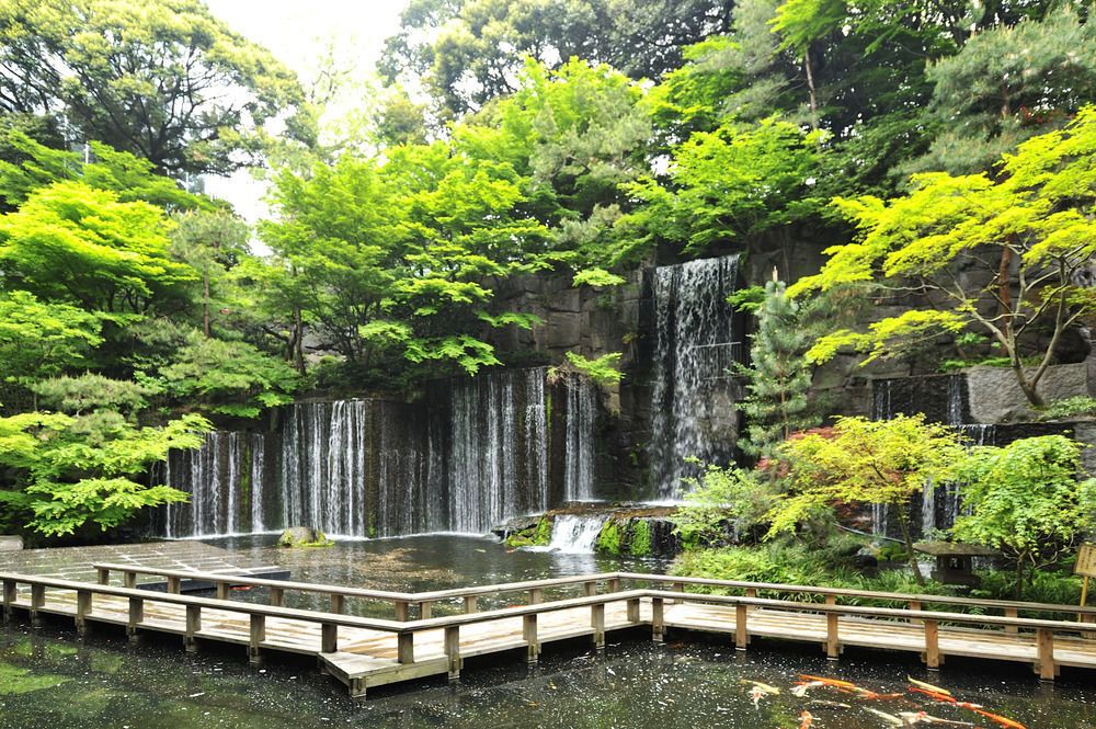 Gajoen Tokyo Wasserfall
