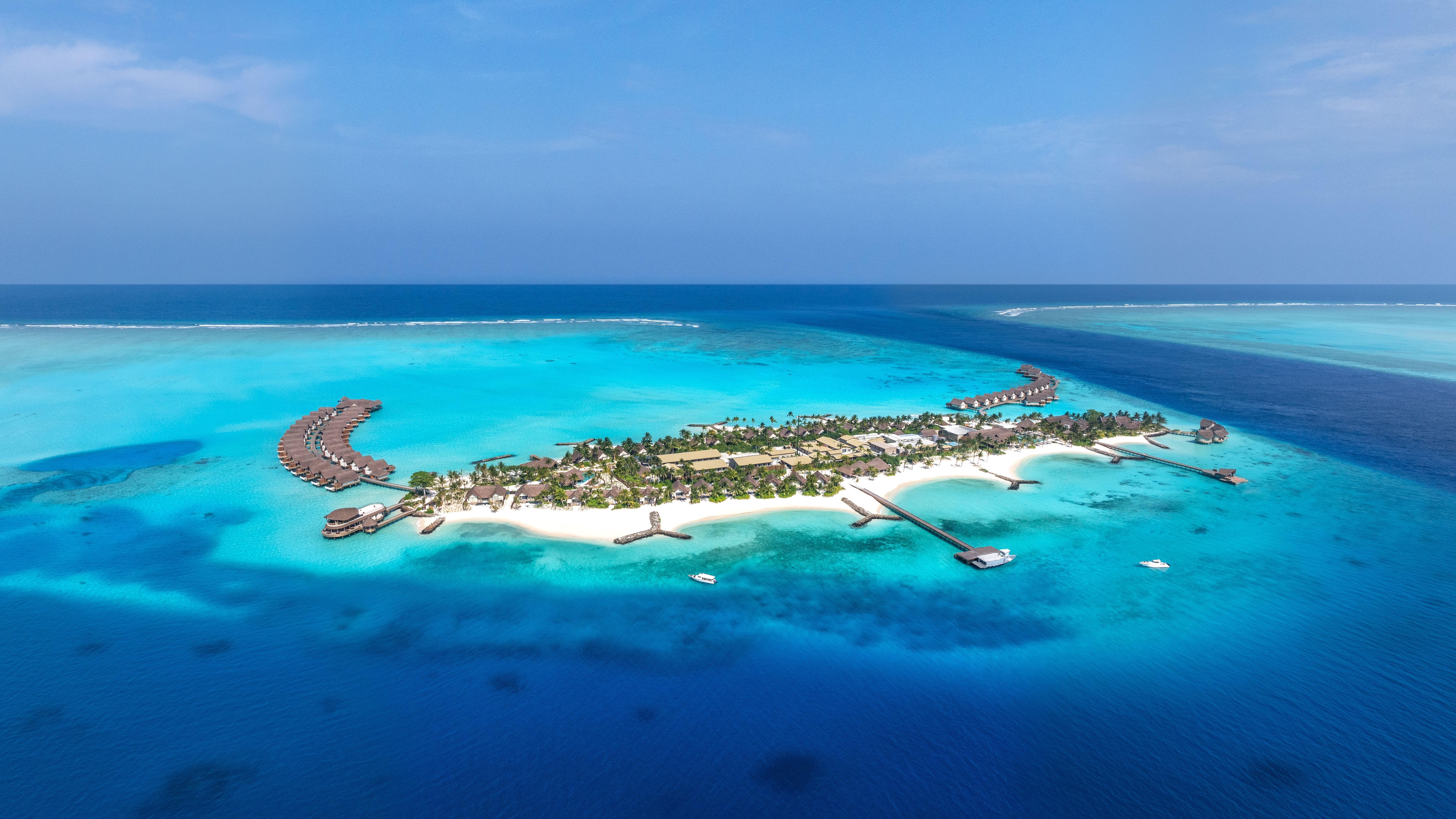 Das JW Marriott Maldives Kaafu Atoll Island Resort. 