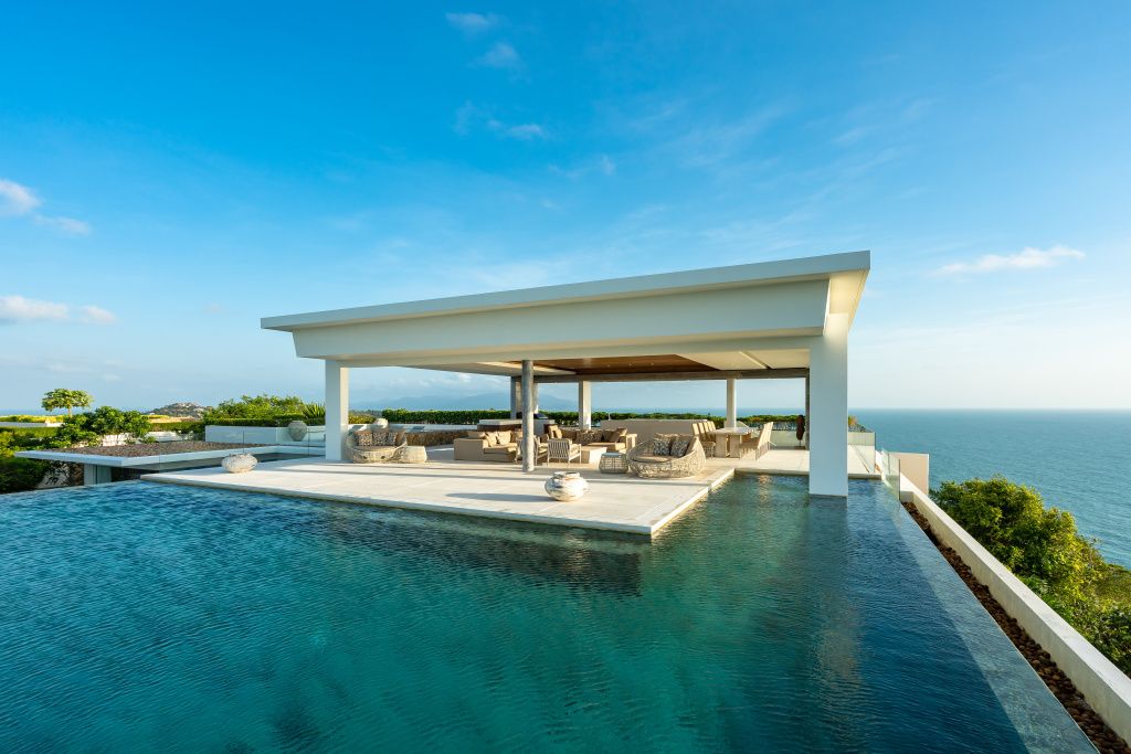 Samujana private Villa mit Infinity Pool