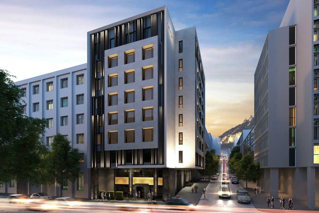Moderne Hotelarchitektur mit urbanem Flair und beeindruckender Fassade
