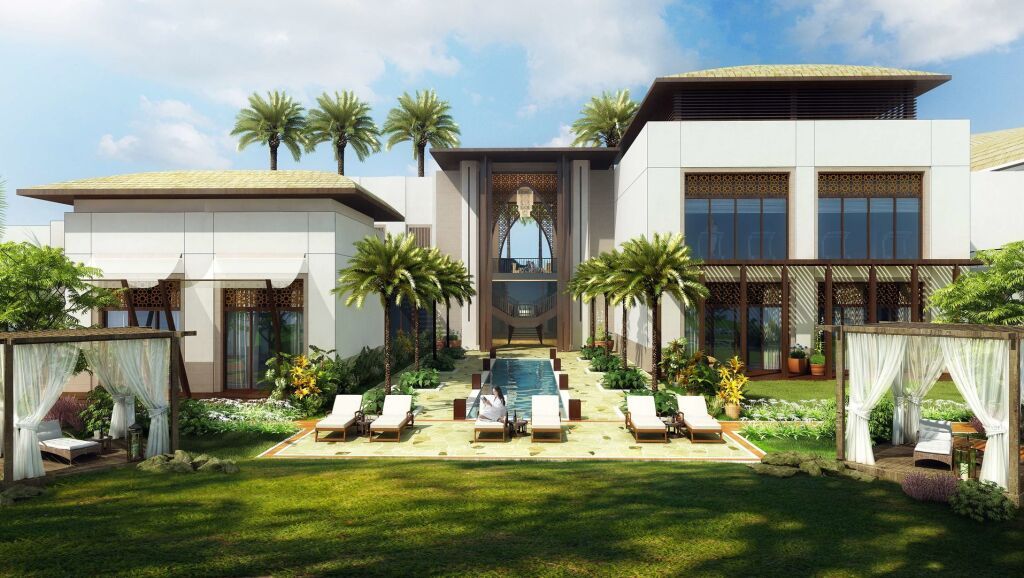 Luxusvilla mit privatem Pool und Garten im Anantara Mina Al Arab Ras Al Khaimah
