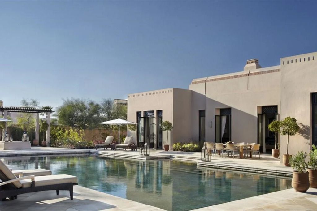 Luxusvilla mit privatem Pool und Sonnenterrasse im Four Seasons Resort Marrakech