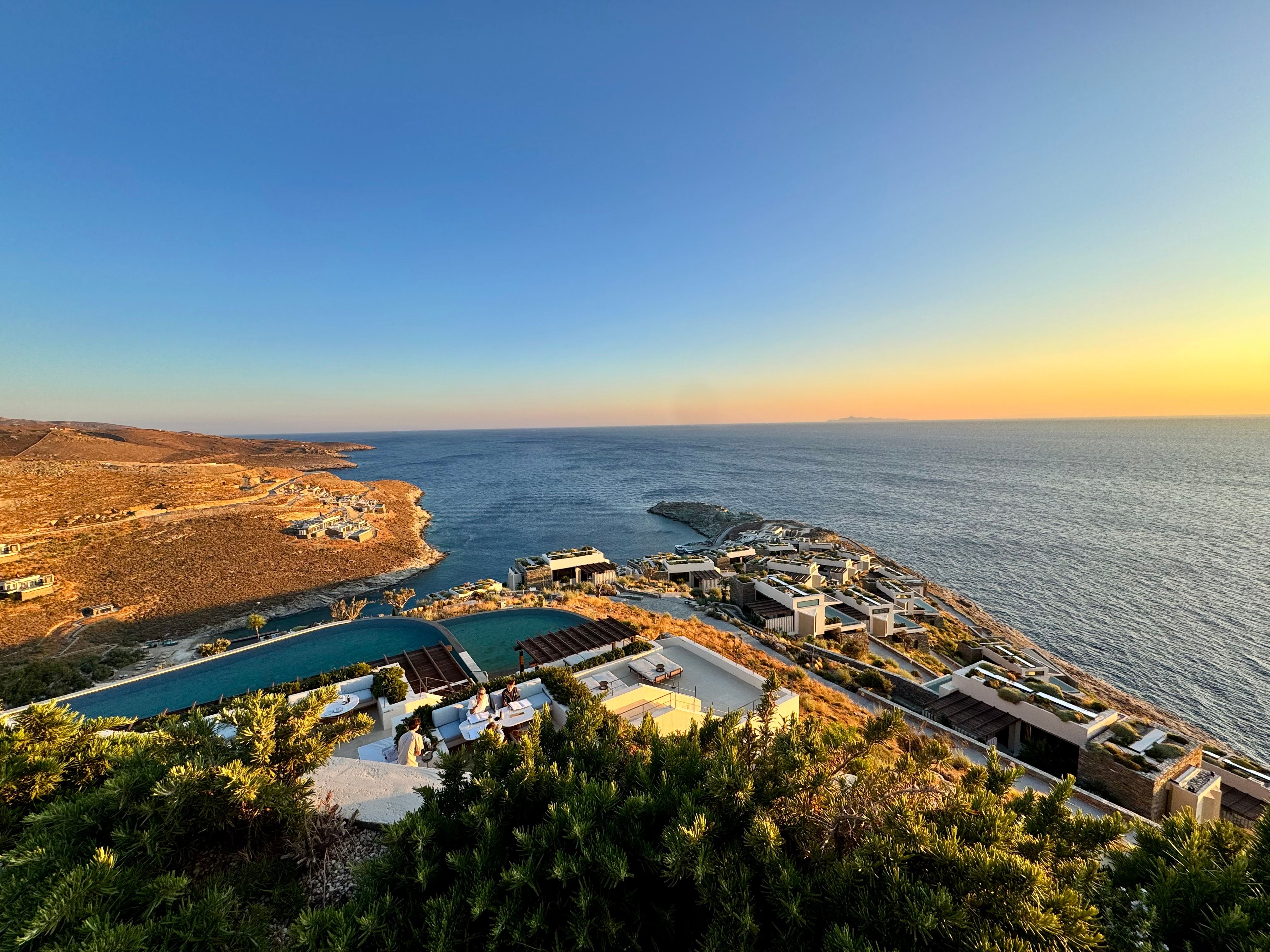 Sonnenuntergang im One&Only Kea Island