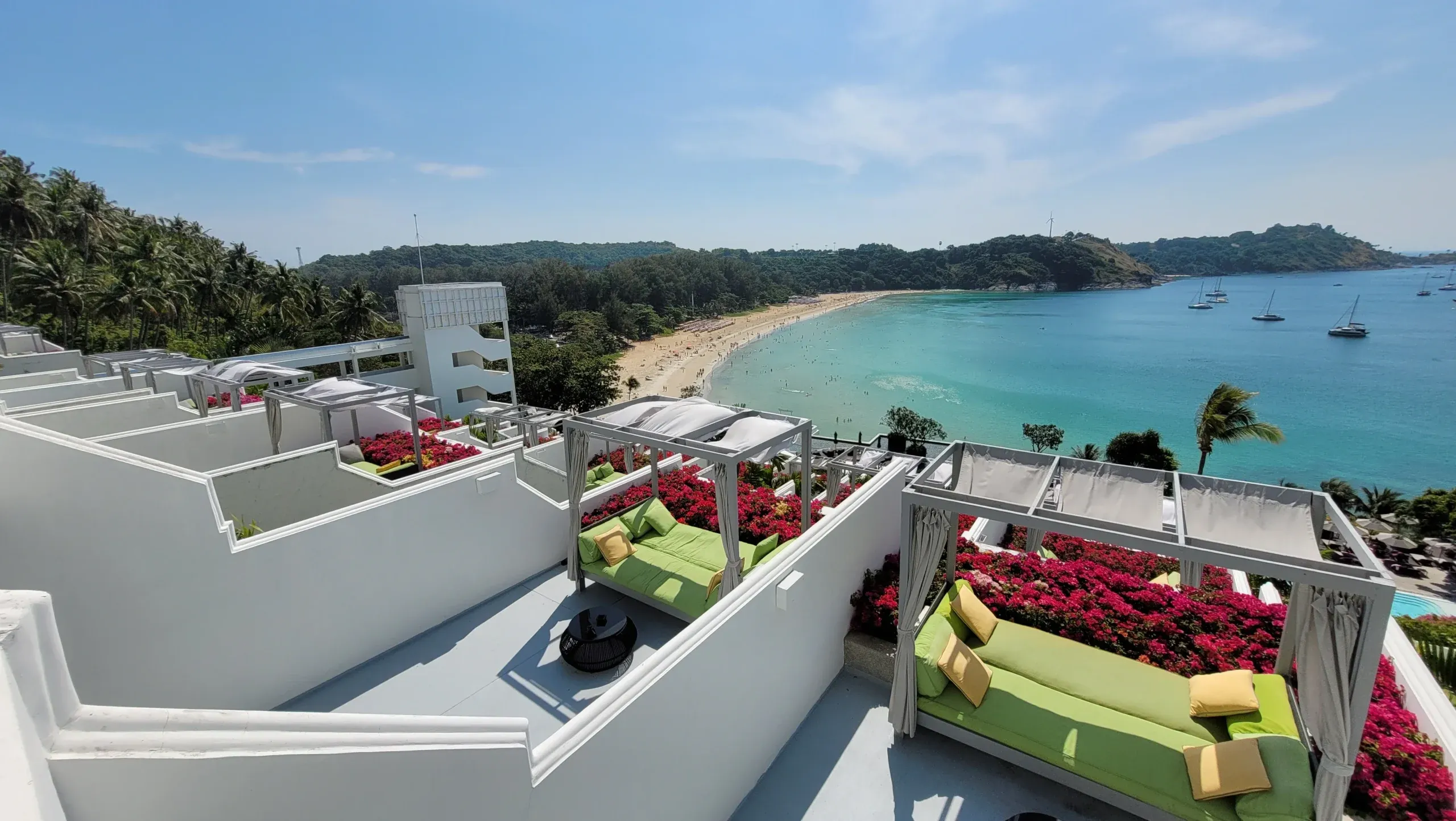 Balkone mit Meerblick
